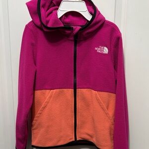 The North Face Kids' Vibrant Pink and Orange Jacket